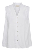 Esally Blouse 204376 | Brilliant White | Bluse fra Freequent