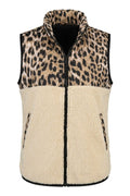 Teddy Leo Vest | Lux Leo Creme Black | Vest fra Liberté