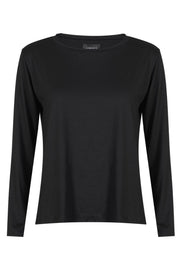 Alma Ls U Tshirt | Black | Bluse fra Liberté