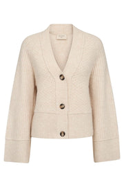 Money Cardigan 204497 | Moonbeam Melange | Cardigan fra Freequent