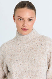 Grsnemes Pullover 206733 | Moonbeam Melange | Strik fra Freequent