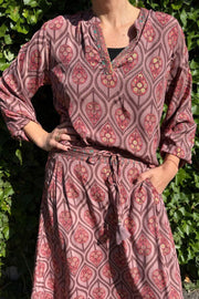 Luna Bluse | Pudertulpe | Bluse von Black Colour