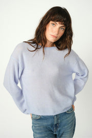 Mape O-Neck Knit | Brunnera Blue | Strik fra Mos Mosh