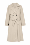 Odette Long Trench Coat | Beige