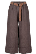 Fiorella Pants W. Stitching | Coffee – nedsat