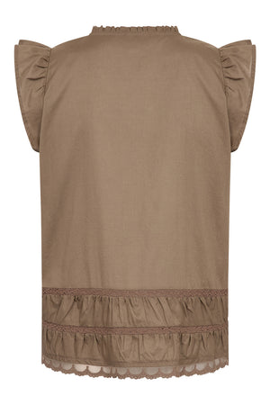 Rosy 2 | Fossil | Bluse fra Levete Room