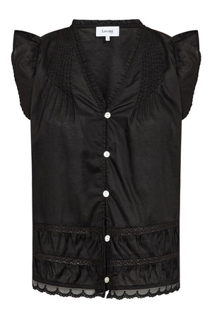 Rosy 2 | Black | Bluse fra Levete Room