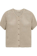 Tota Cardigan 207979 | Silver Mink | Cardigan fra Freequent – nedsat