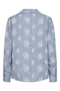 Lela Shirt 208104 | Brilliant White W. Chambray B. | Skjorte fra Freequent – nedsat