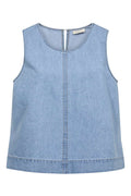 Lisea Blouse 208111 | Light Blue Denim | Bluse fra Freequent