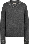 Pearl Pullover 205126 | Dunkelgrau Melange | Strickmode von Freequent
