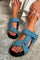 Copenhagen Summer - Denim Sandal | Blå | Sandal fra Copenhagen Shoes