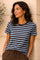 Liana Tee 211647 | Coffee Bean W. Blue Bell | T-Shirt fra Freequent