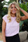 Ulla Tshirt | Light Rose | T-shirt fra Liberté