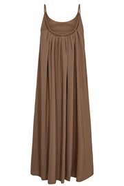 Pilu Strap Dress | Light Brown | Kjole fra Liberté