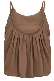 Pilu Strap Top | Light Brown | Top fra Liberté