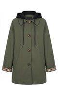 Reese Mid-Length Trench | Kaki