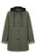 Reese Mid-Length Trench | Kaki