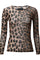 Mesh Ls Tshirt | Big Lux Leo | Bluse von Liberté 