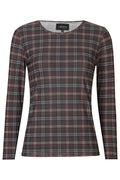 Mesh Ls Tshirt | Dark Brown Check – nedsat