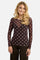 Mesh Ls Tshirt | Plum Rose Big Dot | Bluse fra Liberté