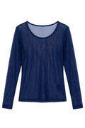 Marnie Mesh | Navy | Bluse fra Avery