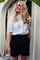 Flora Ss Blouse | Ivory Floral | Bluse fra Liberté