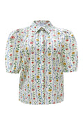 Flora Ss Blouse | Floral Stripe | Bluse fra Liberté – nedsat
