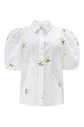 Flora Ss Blouse | Offwhite Embroidery | Bluse fra Liberté – nedsat