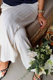 Neo Pants | Nature Pinstripe | Bukser fra Liberté