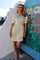 Tiki Ss Twist Dress | Yellow | Kjole fra Liberté