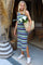 Bia Dress | Blurred Multi Stripe | Kjole fra Liberté