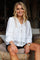 Merle Ls Tie Blouse | White | Bluse fra Liberté