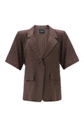 Simi Ss Shirt | Choco Brown | Bluse fra Liberté