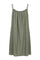 Casale short strap dress | Kaki