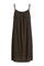 Casale short strap dress | Dark Maroon