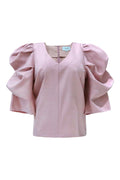 Winnie Vneck Blouse | Dusty Rose | Bluse fra Liberté