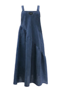 Anniezette Strap Dress | Blue Pinstripe | Kjole fra Liberté – nedsat