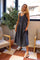 Anniezette Strap Dress | Blue Pinstripe | Kjole fra Liberté