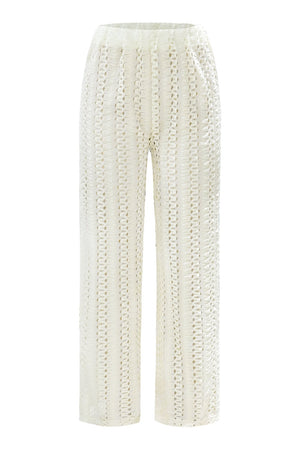 Croc Pants | Creme | Bukser fra Liberté
