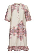 Wennise Ss Frill Dress | Pink Paisley | Kjole fra Liberté