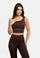 Nicole Workout Bra | Dark Chocolate