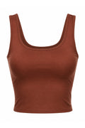 Nicole Workout Bra | Rust Red
