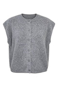 Frida Oneck Vest | Dark Grey – nedsat