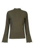 Mesh Ls Trompet Top | Army