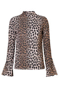 Mesh Ls Trompet Top | Lux Leo