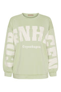 Hibiscus Sweatshirt | Green/Offwhite