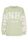 Hibiscus Sweatshirt | Green/Offwhite