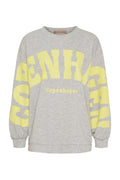 Hibiscus Sweatshirt | Grey/Yellow