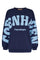 Hibiscus Sweatshirt | Navy/Sky